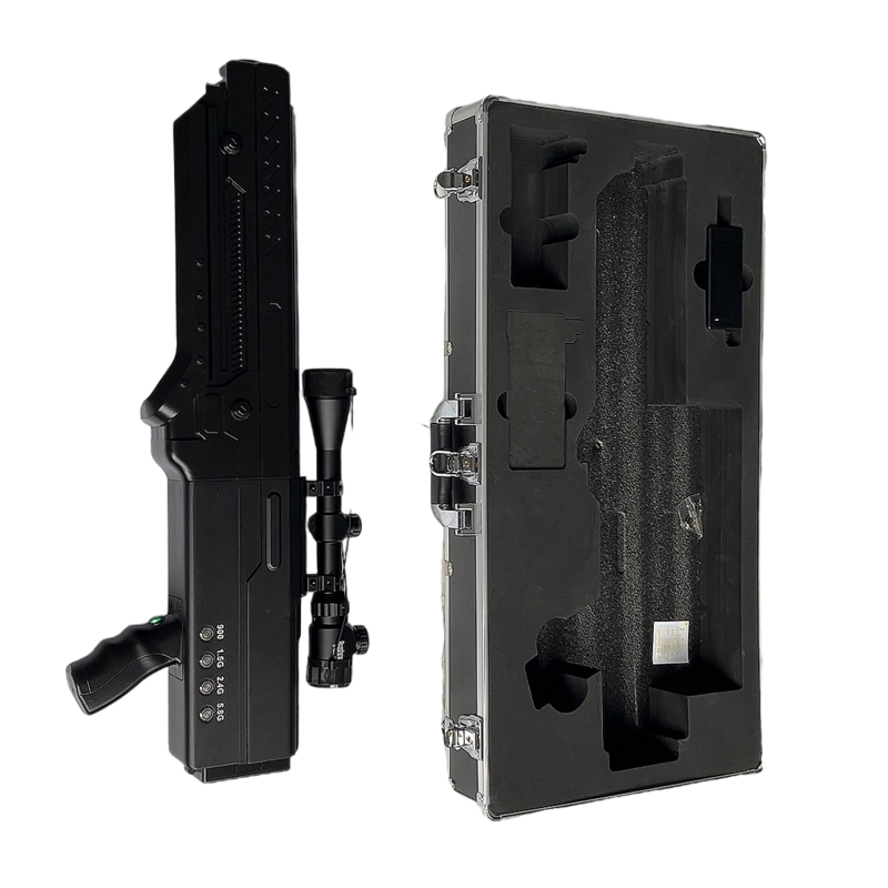  平湖手持便携式枪型低空防御反制四通道A型