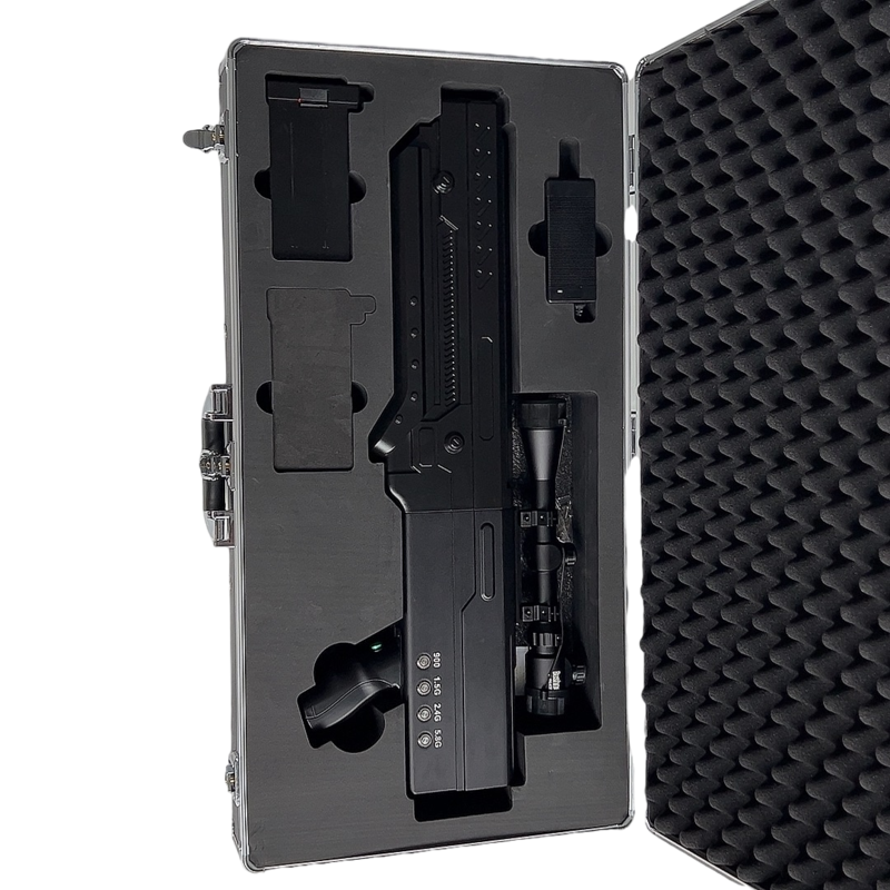  平湖手持便携式枪型低空防御反制四通道B型