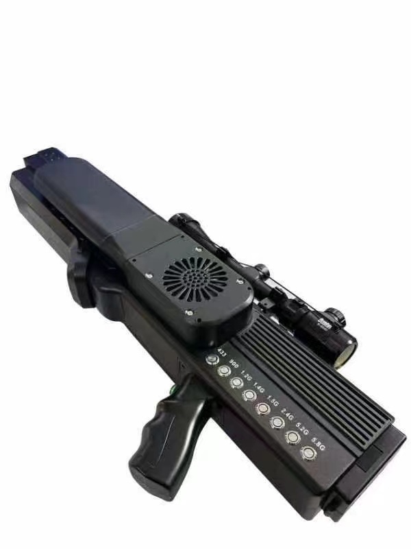  平湖手持便携式枪型低空防御反制八通道